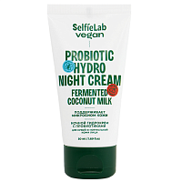 Гидрокрем ночной SelfieLab Vegan с пробиотиками для сухой и нормальной кожи лица 50мл